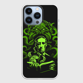 Чехол для iPhone 13 Pro с принтом Cthulhu в Новосибирске,  |  | Тематика изображения на принте: call of cthulhu | cthulhu | lovecraft | valaybalalay | валайбалалай | зов | ктулху | лавкрафт | мистика | монстры | ужасы | фэнтези | хоррор