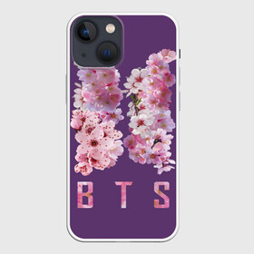 Чехол для iPhone 13 mini с принтом BTS в Новосибирске,  |  | bangtan | bighit | boy | fake love | j hope | jimin | jin | jungkook | korea | kpop | live | luv | mic drop | rm | suga | v | with | бтс | кей | поп