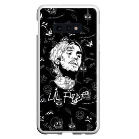 Чехол для Samsung S10E с принтом LIL PEEP в Новосибирске, Силикон | Область печати: задняя сторона чехла, без боковых панелей | Тематика изображения на принте: lil peep | lil prince | pink | зарубежная музыка | лил пип | маленький принц