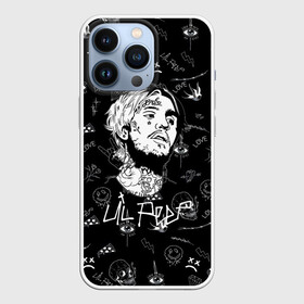 Чехол для iPhone 13 Pro с принтом LIL PEEP в Новосибирске,  |  | lil peep | lil prince | pink | зарубежная музыка | лил пип | маленький принц