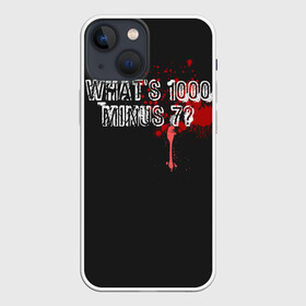 Чехол для iPhone 13 mini с принтом Whats 1000 Minus 7 в Новосибирске,  |  | ccg | cover | ghoul | jack | kaneki | kureo | mado | tokyo | touka | unravel | гуль | канеки кен | куинкс | сёдзё | сова | токийский | ужасы | хайсе сасаки