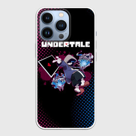 Чехол для iPhone 13 Pro с принтом UNDERTALE в Новосибирске,  |  | asriel dreemurr | chara | frisk | gaster blaster | sans | undertale | азриэль дримурр | андертейл | андрайн | гастер | меттатон | санс | фриск | чара