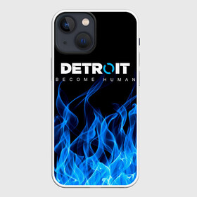 Чехол для iPhone 13 mini с принтом DETROIT: BECOME HUMAN. в Новосибирске,  |  | action | ai | android | detroit become human | андроиды | детектив | детройт | детройт: стать человеком | игра | интерактивное кино | коннор | логотип | роботы | фирменный стиль | экшн