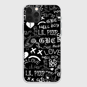 Чехол для iPhone 12 Pro Max с принтом LIL PEEP LOGOBOMBING в Новосибирске, Силикон |  | lil peep | lil prince | pink | зарубежная музыка | лил пип | маленький принц