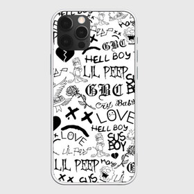 Чехол для iPhone 12 Pro Max с принтом LIL PEEP LOGOBOMBING в Новосибирске, Силикон |  | Тематика изображения на принте: lil peep | lil prince | pink | зарубежная музыка | лил пип | маленький принц