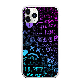 Чехол для iPhone 11 Pro матовый с принтом LIL PEEP LOGOBOMBING в Новосибирске, Силикон |  | Тематика изображения на принте: lil peep | lil prince | pink | зарубежная музыка | лил пип | маленький принц
