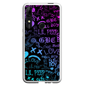 Чехол для Honor P Smart Z с принтом LIL PEEP LOGOBOMBING в Новосибирске, Силикон | Область печати: задняя сторона чехла, без боковых панелей | Тематика изображения на принте: lil peep | lil prince | pink | зарубежная музыка | лил пип | маленький принц