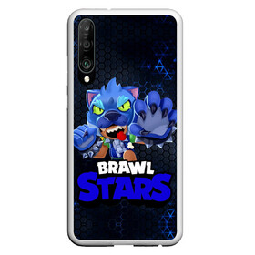 Чехол для Honor P30 с принтом Brawl Stars Blue Hex в Новосибирске, Силикон | Область печати: задняя сторона чехла, без боковых панелей | Тематика изображения на принте: brawl | brawl st | brawl stars | colt | dynamike | game | hex | leon | logo | mobo | poco | shelly | stars | бравл | динамайк | игра | игры | кольт | леон | лого | мобильные игры | надпись | поко | старс | шелли