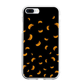 Чехол для iPhone 7Plus/8 Plus матовый с принтом Банана в Новосибирске, Силикон | Область печати: задняя сторона чехла, без боковых панелей | бананы | обезьяна | приколы | принт | рисунок | сплошные | текстуры | фрукты | футболка