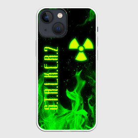 Чехол для iPhone 13 mini с принтом S.T.A.L.K.E.R. 2 в Новосибирске,  |  | chernobyl | pripyat | s.t.a.l.k.e.r. 2 | shadow of chernobyl | stalker | stalker 2 | воля | меченый | припять | свобода | свобода воля | сталкер | сталкер 2 | тени чернобыля | чернобыль