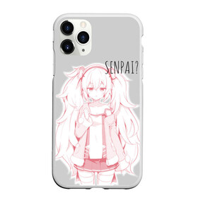 Чехол для iPhone 11 Pro Max матовый с принтом Kawaii loli anime в Новосибирске, Силикон |  | anime | loli | manga | pink | sempai | senpai | аниме | лоли | манга | розовый | семпай | тян