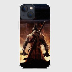 Чехол для iPhone 13 mini с принтом Sekiro shadows die twice в Новосибирске,  |  | sekiro shadows die twice | дзу дай то вайсу | миядзаки | сэкиро сядо | тени умирают дважды