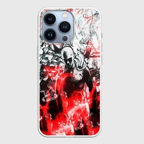 Чехол для iPhone 13 Pro с принтом One Punch Man Collage в Новосибирске,  |  | anime | comics | man | manga | one | punch | аниме | ванпанчмен | комикс | манга