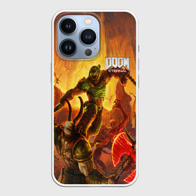 Чехол для iPhone 13 Pro с принтом DOOM в Новосибирске,  |  | doom | doom eternal | дум