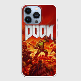 Чехол для iPhone 13 Pro с принтом DOOM в Новосибирске,  |  | doom | doom eternal | дум