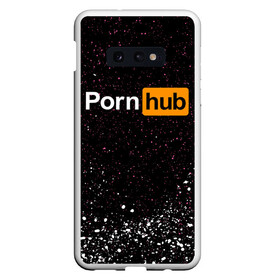 Чехол для Samsung S10E с принтом PornHub в Новосибирске, Силикон | Область печати: задняя сторона чехла, без боковых панелей | brazzers | hub | бразерс