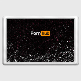 Магнит 45*70 с принтом PornHub | ПОРНХАБ (Z) в Новосибирске, Пластик | Размер: 78*52 мм; Размер печати: 70*45 | Тематика изображения на принте: brazzers | hub | бразерс