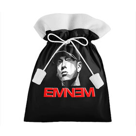Подарочный 3D мешок с принтом Eminem в Новосибирске, 100% полиэстер | Размер: 29*39 см | Тематика изображения на принте: eminem | evil | ken kaniff | marshall bruce mathers iii | mm | rap | slim shady | маршалл брюс мэтерс iii | рэп | рэп рок | хип хоп | хорроркор | эминем