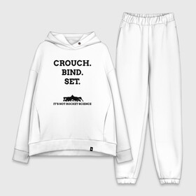 Женский костюм хлопок Oversize с принтом Crouch. Bind. Set в Новосибирске,  |  | rugby | игроки | регби | сборная | спорт | футбол