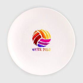 Тарелка 3D с принтом Мяч для водного поло в Новосибирске, фарфор | диаметр - 210 мм
диаметр для нанесения принта - 120 мм | polo | water polo | вода | водное поло | водный спорт | плавание | пловец | поло | спорт