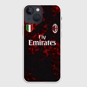 Чехол для iPhone 13 mini с принтом Ибрагимович в Новосибирске,  |  | ac milan | champions | football | ibragimovich | ibrahimovic | milan | soccer | uefa | world cup | златан | златан ибрагимович | ибрагимович | лига чемпионов | милан | форма | футбол