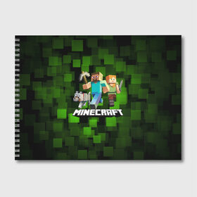 Альбом для рисования с принтом Minecraft Майнкрафт в Новосибирске, 100% бумага
 | матовая бумага, плотность 200 мг. | creeper | earth | game | minecraft | minecraft earth | блоки | грифер | игры | квадраты | компьютерная игра | крипер | маинкрафт | майн | майнкравт | майнкрафт