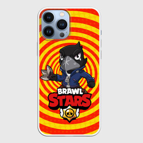 Чехол для iPhone 13 Pro Max с принтом Brawl Stars CROW в Новосибирске,  |  | Тематика изображения на принте: brawl | brawl stars | crow | leon | sally | shark | stars | акула | бравл | бравл старс | браво старс | игра | компьютерная | кров | леон | леон акула | онлайн | старс | шарк