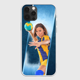 Чехол для iPhone 12 Pro Max с принтом Гандболистка в Новосибирске, Силикон |  | hand ball | handball | play | игра | игра в ганбол | игра с мячом | мяч | руки | футбол