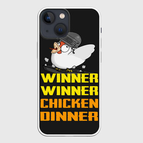 Чехол для iPhone 13 mini с принтом Winner Chicken Dinner в Новосибирске,  |  | asia | battle | chicken | dinner | duo | epic | guide | lucky | map | miramar | mobile | mortal | pro | royale | solo | winner | битва | лут | пабг | пубг | стрим | топ