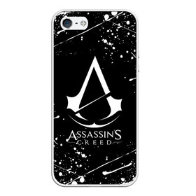 Чехол для iPhone 5/5S матовый с принтом ASSASSIN`S CREED в Новосибирске, Силикон | Область печати: задняя сторона чехла, без боковых панелей | slayer | асасин | ассасин крид | ассассин | тамплиеры