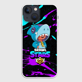 Чехол для iPhone 13 mini с принтом BRAWL STARS LEONS HARK. в Новосибирске,  |  | bib | brawl stars | colt | crow | el brown | leon | leon shark | max | moba | sally leon | shark | акула | берли | биби | бравл старс | браун | ворон | жанр | игра | кольт | леон | леон акула | макс | нита | шелли