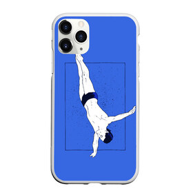 Чехол для iPhone 11 Pro Max матовый с принтом Dive в Новосибирске, Силикон |  | cliff diving | dive | diving | swimming | плавание | прыжки в воду | спорт