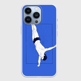 Чехол для iPhone 13 Pro с принтом Dive в Новосибирске,  |  | cliff diving | dive | diving | swimming | плавание | прыжки в воду | спорт
