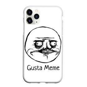 Чехол для iPhone 11 Pro Max матовый с принтом Gusta Meme в Новосибирске, Силикон |  | gusta memes. meme. мемы | me | густа мем. смешные ли | ми | мне | нравится