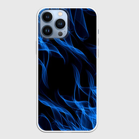 Чехол для iPhone 13 Pro Max с принтом BLUE FIRE FLAME в Новосибирске,  |  | Тематика изображения на принте: bright | fire | flame | heat | light | wildfire | искры | огненный | огонь | пламя | пожар