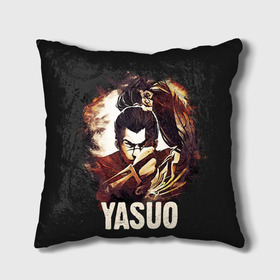 Подушка 3D с принтом Yasuo в Новосибирске, наволочка – 100% полиэстер, наполнитель – холлофайбер (легкий наполнитель, не вызывает аллергию). | состоит из подушки и наволочки. Наволочка на молнии, легко снимается для стирки | Тематика изображения на принте: jinx | kda | league | lol | moba | pentakill | riot | rise | rus | skins | варвик | варус | воин | легенд | лига | лол | маг | стрелок | танк | чемпион