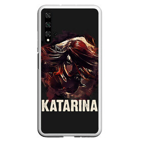 Чехол для Honor 20 с принтом Katarina в Новосибирске, Силикон | Область печати: задняя сторона чехла, без боковых панелей | jinx | kda | league | lol | moba | pentakill | riot | rise | rus | skins | варвик | варус | воин | легенд | лига | лол | маг | стрелок | танк | чемпион