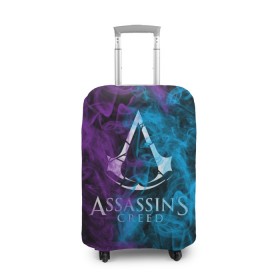 Чехол для чемодана 3D с принтом Assassins Creed в Новосибирске, 86% полиэфир, 14% спандекс | двустороннее нанесение принта, прорези для ручек и колес | mmorpg | rogue | асасин | асассин | ассасин крид | ассассин
