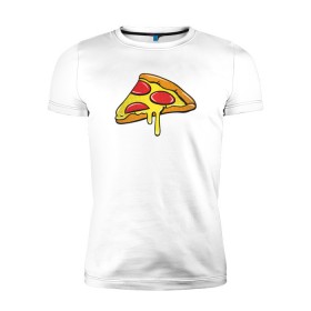 Мужская футболка премиум с принтом Пицца Пицца Пицца !!!! Pizza в Новосибирске, 92% хлопок, 8% лайкра | приталенный силуэт, круглый вырез ворота, длина до линии бедра, короткий рукав | Тематика изображения на принте: pizza | для девушек | для парней | еда | италия | итальянская еда | колбаса | пицца | пицца с салями | пицца с сыром | подарок | с намеком | салями | сыр | тесто