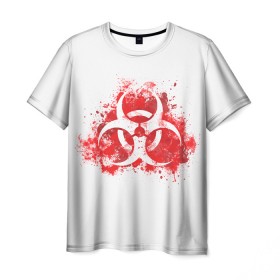 Мужская футболка 3D с принтом Plague Inc. в Новосибирске, 100% полиэфир | прямой крой, круглый вырез горловины, длина до линии бедер | Тематика изображения на принте: 2019 | biohazard | china | game | ncov | plague | virus | warning | вирус | игра | китай