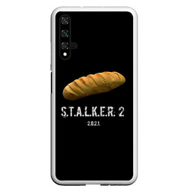 Чехол для Honor 20 с принтом STALKER 2 Батон в Новосибирске, Силикон | Область печати: задняя сторона чехла, без боковых панелей | Тематика изображения на принте: mem | metro | stalker | stalker 2 | еда | игра | из игры | мем | метро 2033 | прикол | сталкер | сталкер 2 | сталкер батон | хлеб | юмор