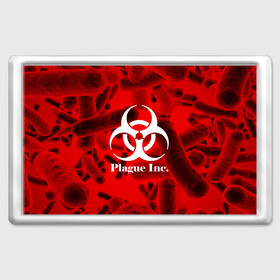 Магнит 45*70 с принтом PLAGUE INC. в Новосибирске, Пластик | Размер: 78*52 мм; Размер печати: 70*45 | molecule | plague inc | абстракция | бактерии | вирус | клетки | медицина | микробы | молекулы | наука | нейрон | нейроны | планета | текстура | текстуры | формула