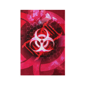 Обложка для паспорта матовая кожа с принтом Plague Inc LC (Oko) в Новосибирске, натуральная матовая кожа | размер 19,3 х 13,7 см; прозрачные пластиковые крепления | авторская | вирус | знаки | игры | интересная | каракули | круг | лабиринт | линии | мозаика | необычная | око | символы | страшная | туннель | черная | эпидемия