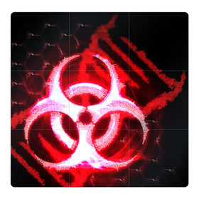 Магнитный плакат 3Х3 с принтом Plague Inc ShB (Oko) в Новосибирске, Полимерный материал с магнитным слоем | 9 деталей размером 9*9 см | авторская | вирус | знаки | игры | интересная | каракули | круг | лабиринт | линии | мозаика | необычная | око | символы | страшная | туннель | черная | эпидемия
