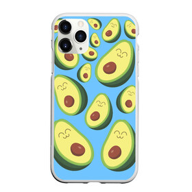 Чехол для iPhone 11 Pro матовый с принтом Авокадо паттерн в Новосибирске, Силикон |  | Тематика изображения на принте: avocado | vegan | vegetarian | авокадо | веган | вегетарианство