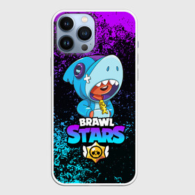 Чехол для iPhone 13 Pro Max с принтом BRAWL STARS LEON SHARK в Новосибирске,  |  | 8 bit | 8 бит | bibi | brawl stars | crow | el brown | leon | leon shark | max | mr.p | sally leon | shark | stars | virus | werewolf | акула | биби | вирус | ворон | леон | оборотень | пингвин