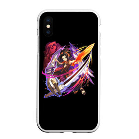 Чехол для iPhone XS Max матовый с принтом Shaman king в Новосибирске, Силикон | Область печати: задняя сторона чехла, без боковых панелей | anime | shaman king | амедамару | амидамару | аниме | анимэ | асакура | асокура | боец | в мерч | взмах | воин | длинные волосы | ё | защитник | йё | йо | король всех шаманов | кун | мальчик | мерч | мечом | ониме