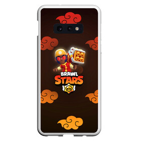 Чехол для Samsung S10E с принтом Brawl Stars Lion Dance Brock в Новосибирске, Силикон | Область печати: задняя сторона чехла, без боковых панелей | bo | brawl stars | brock | crow | darryl | dumpling darryl | dynamike | lion dance brock | sandy | spike | бо | бравл старс | брок | динамайк | дэррил | кроу | леон. leon | новый год | спайк | сэнди