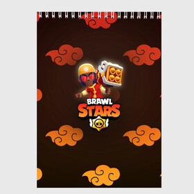 Скетчбук с принтом Brawl Stars Lion Dance Brock в Новосибирске, 100% бумага
 | 48 листов, плотность листов — 100 г/м2, плотность картонной обложки — 250 г/м2. Листы скреплены сверху удобной пружинной спиралью | Тематика изображения на принте: bo | brawl stars | brock | crow | darryl | dumpling darryl | dynamike | lion dance brock | sandy | spike | бо | бравл старс | брок | динамайк | дэррил | кроу | леон. leon | новый год | спайк | сэнди