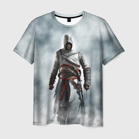 Мужская футболка 3D с принтом Assassin’s Creed в Новосибирске, 100% полиэфир | прямой крой, круглый вырез горловины, длина до линии бедер | asasins | creed | асасинс | ассасин | ассассинс | кредо | крид | криид